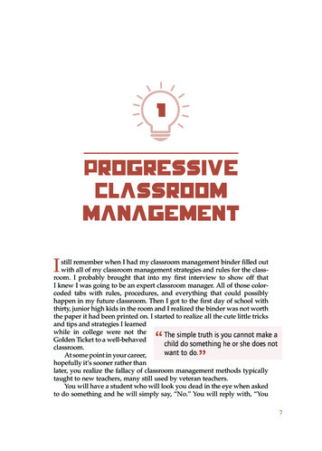 Progressive Classroom Management