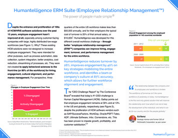Humantelligence ERM Suite (Employee Relationship 