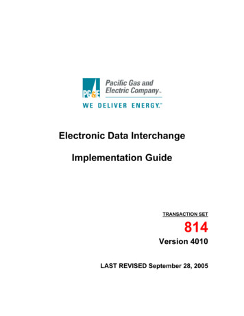Electronic Data Interchange Implementation Guide
