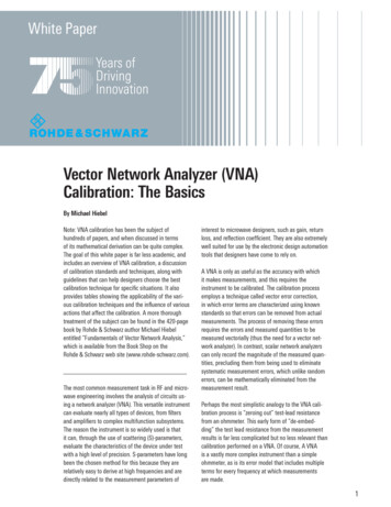 Vector Network Analyzer (VNA) Calibration: The Basics