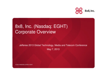 8x8, Inc. (Nasdaq: EGHT) Corporate Overview