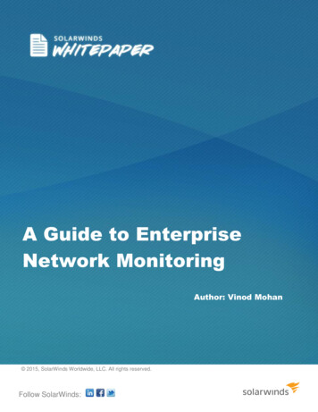 A Guide To Enterprise Network Monitoring