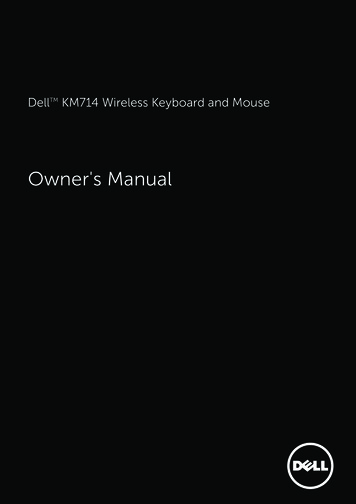 Dell KM714 Wireless Keyboard And Mouse User's Guide