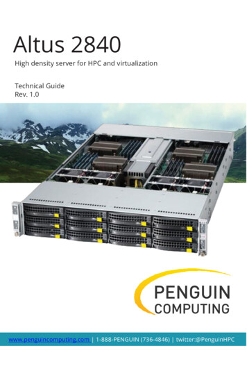 Altus 2840 - Penguin Computing