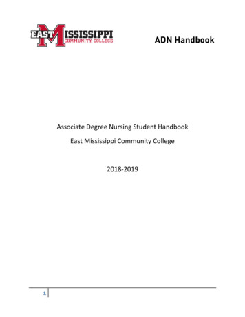 Associate Degree Nursing Student Handbook East Mississippi .