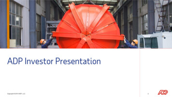 ADP Investor Presentation