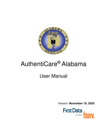 AuthentiCare Alabama User Manual