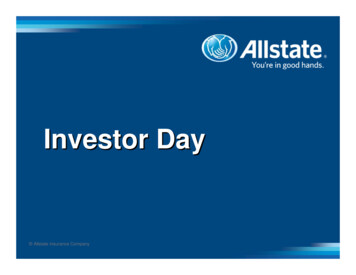 Investor Day - Allstate Newsroom