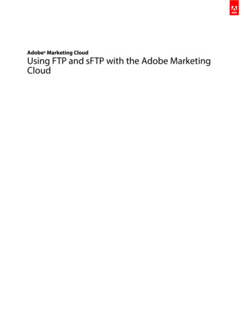 Adobe Marketing Cloud Using FTP And SFTP With The Adobe .