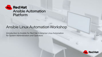 Ansible Linux Automation Workshop