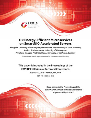 E3: Energy-Efficient Microservices On SmartNIC-Accelerated .