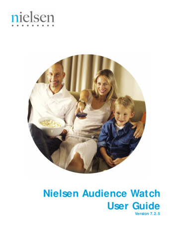 Nielsen Audience Watch User Guide