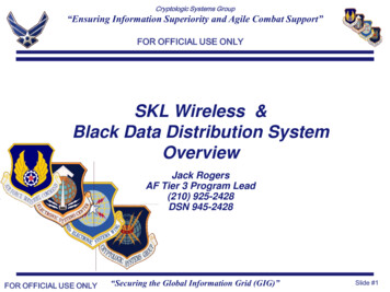 SKL Wireless & Black Data Distribution System Overview