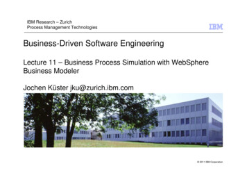 Business-Driven Software Engineering