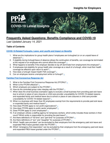 COVID-19 Latest Insights - PPI Benefits