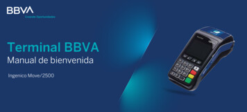 Manual De Bienvenida TPV - BBVA
