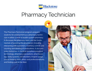 Pharmacy Technician - Blackstone