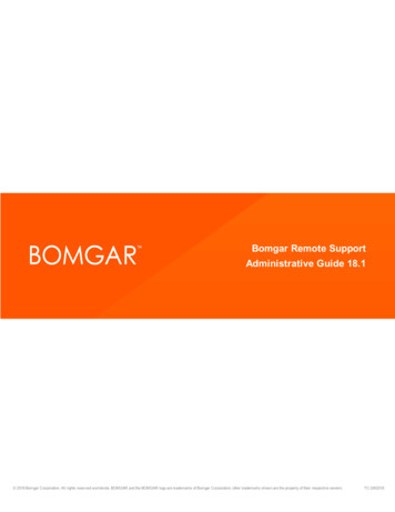Bomgar Remote Support Administrative Guide