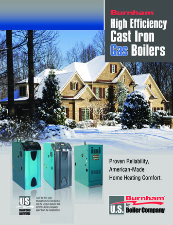 High Efficiency Cast Iron Gas Boilers