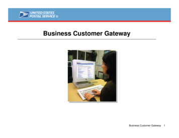 Business Customer Gateway 1