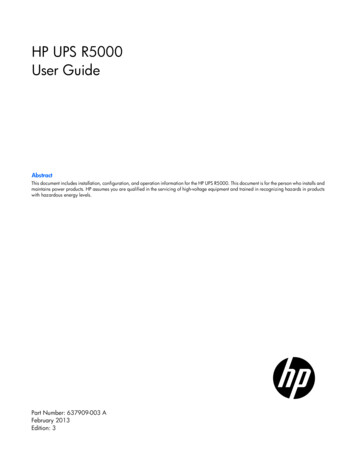 HP UPS R5000 User Guide