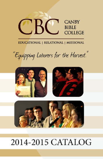 CBC Catalog 2014-2015 - Clover Sites