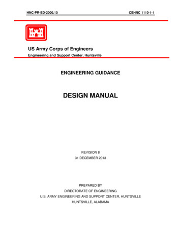 DESIGN MANUAL - United States Army