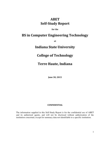 ABET Self-Study Report