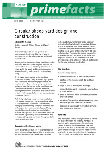 Circular Sheep Yard Design And Construction