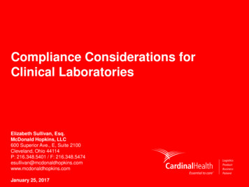 Compliance Considerations For Clinical Laboratories