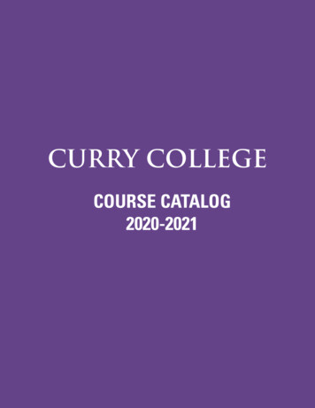 CURRY COLLEGE