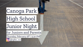 Canoga Park High School Junior Night