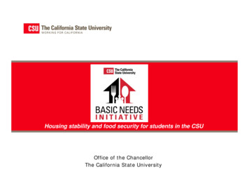 Office Of The Chancellor The California State University