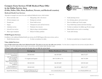 Compare Extra Services STAR Medical Plans Offer In The .