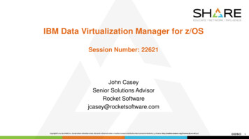 IBM Data Virtualization Manager For Z/OS - Neodbug