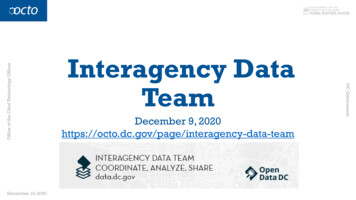 Interagency Data Team - Octo