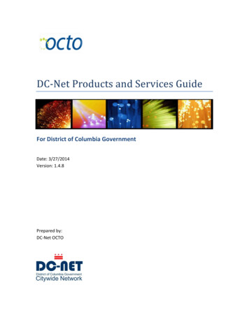 DC-Net Products And Services Guide