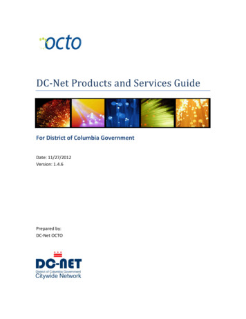 DC-Net Product And Services Guide
