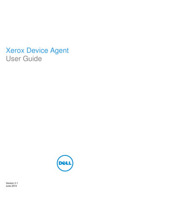 Xerox Device Agent User Guid E - Support Dell US