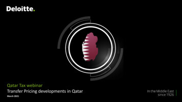 Transfer Pricing Developments In Qatar