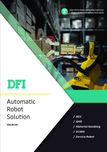 Automatic Robot Solution / AGV - DFI