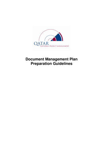 Document Management Preparation Guidelines