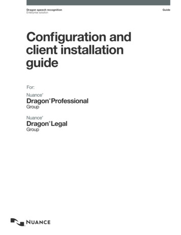 Configuration And Client Installation Guide