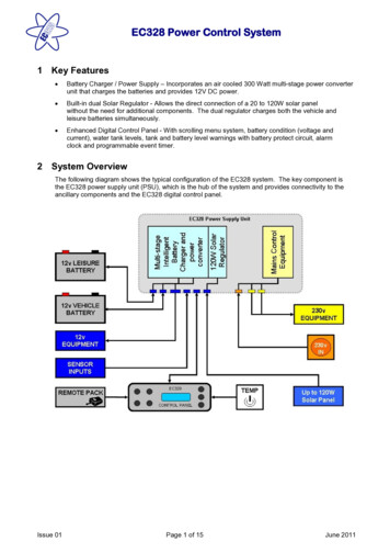 Instructions EC328 Power Control System
