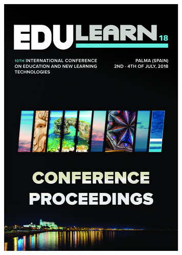 CONFERENCE PROCEEDINGS