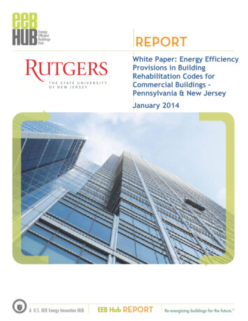 White Paper: Energy Efficiency Provisions In Building .
