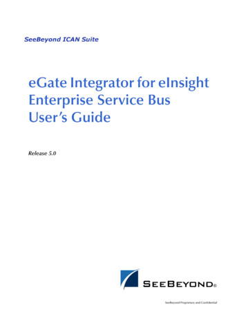 EGate Integrator User’s Guide - Oracle