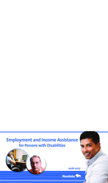 Employment And Income Assistance - Gov