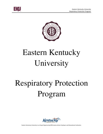 Eastern Kentucky University Respiratory Protection Program