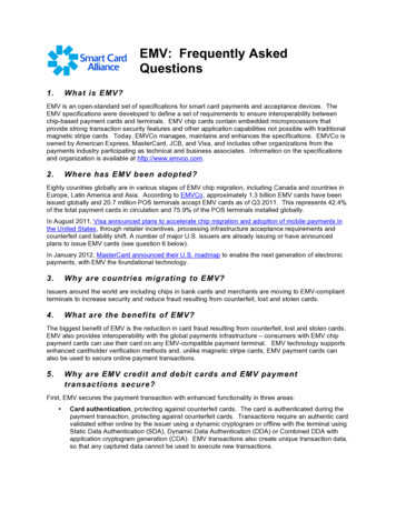 EMV: Frequently Asked Questions